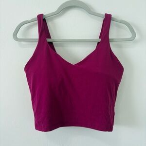 Lululemon Align Tank Top Magenta Purple Sz 10 A/B EUC
